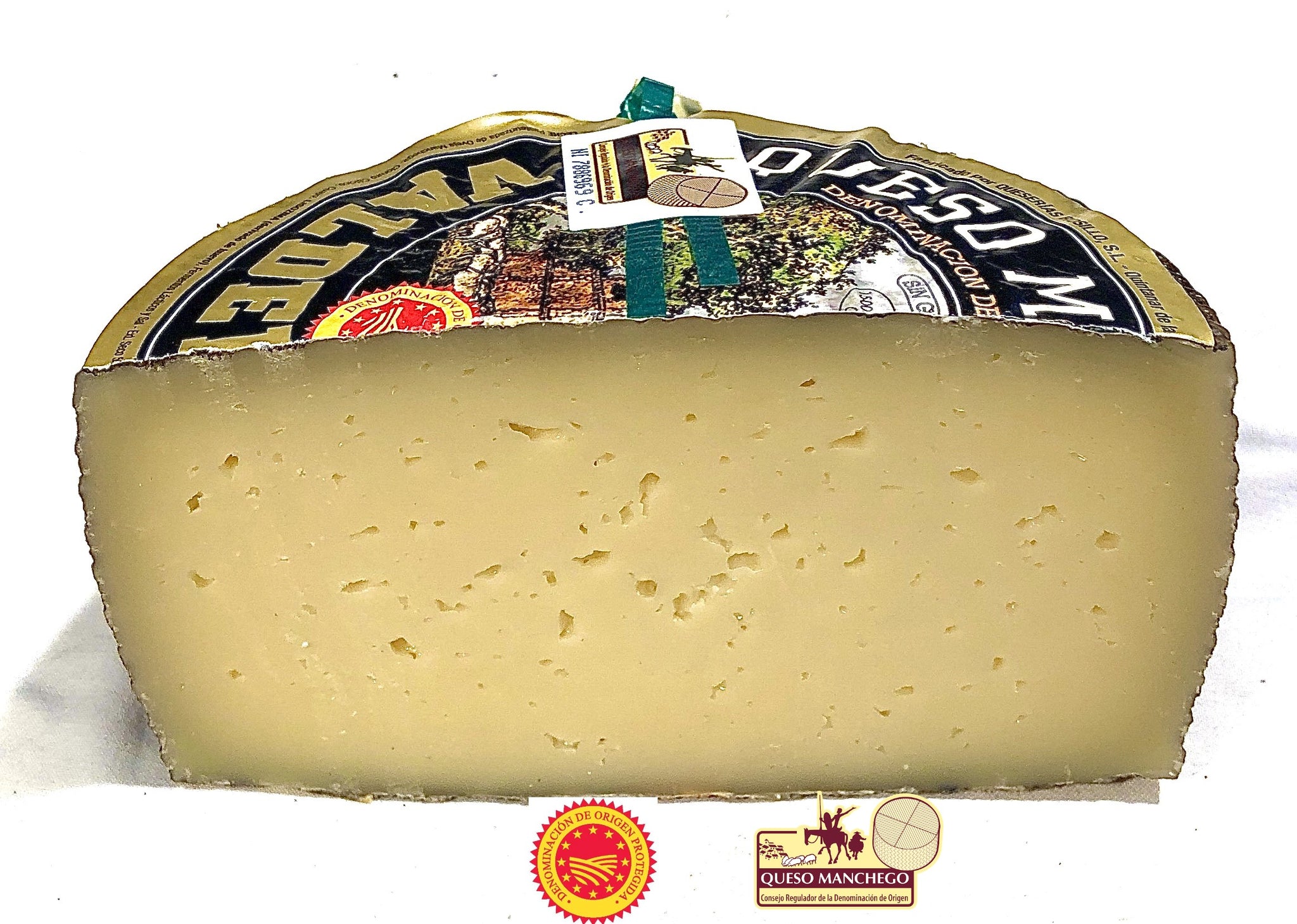 Medio queso de oveja Manchego semicurado 1,500kg aprox